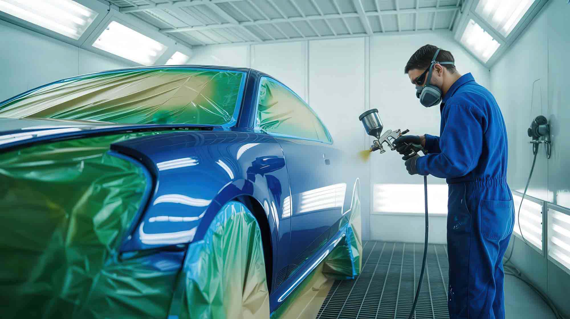 collision repair services painter