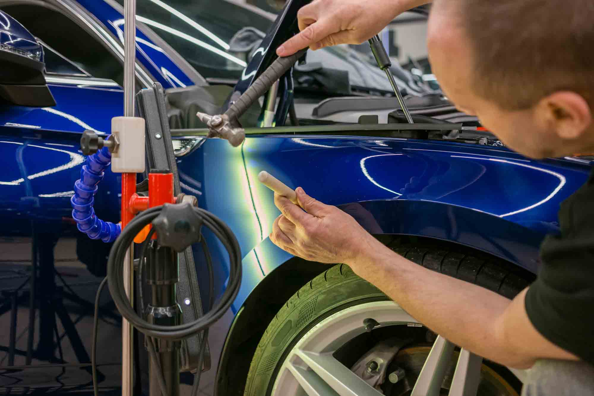 collision repair services includes welding